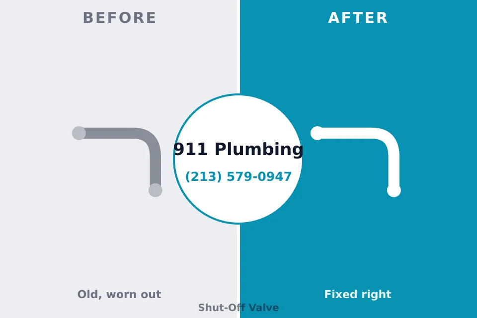 Before and after: plumbing repair Union Hill-Novelty Hill, WA